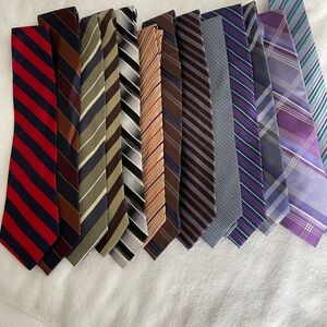 Elegant Striped Men's Tie Collection